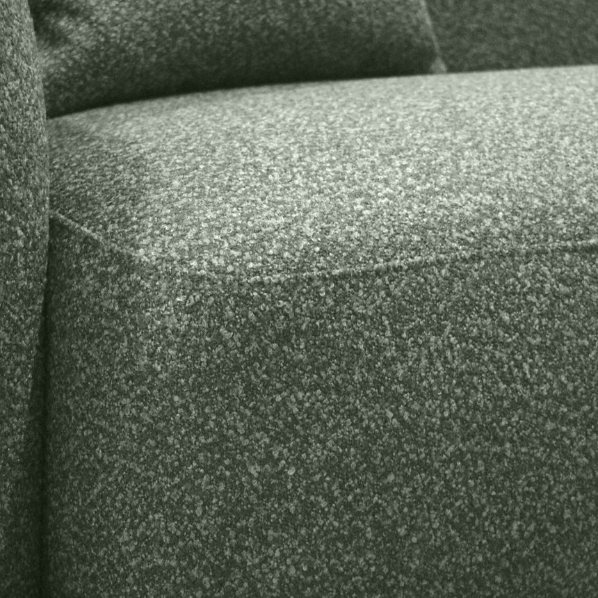 Versatile Style 4-Seater Fabric Sofa - Green