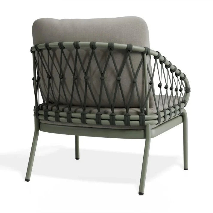 Versatile Style Green Base Kara Lounge Chair - Light Grey