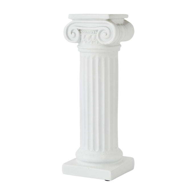 Versatile Thick Pillar Candle Holder - White