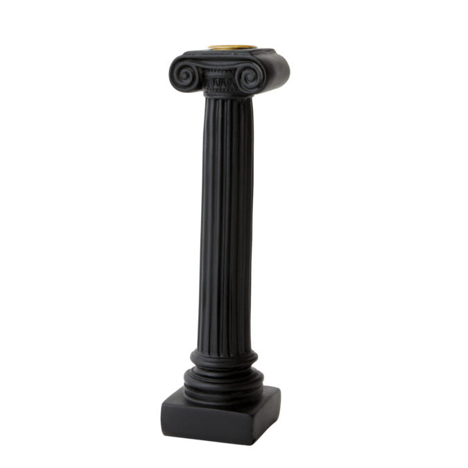 Versatile Thin Pillar Candle Holder - Black