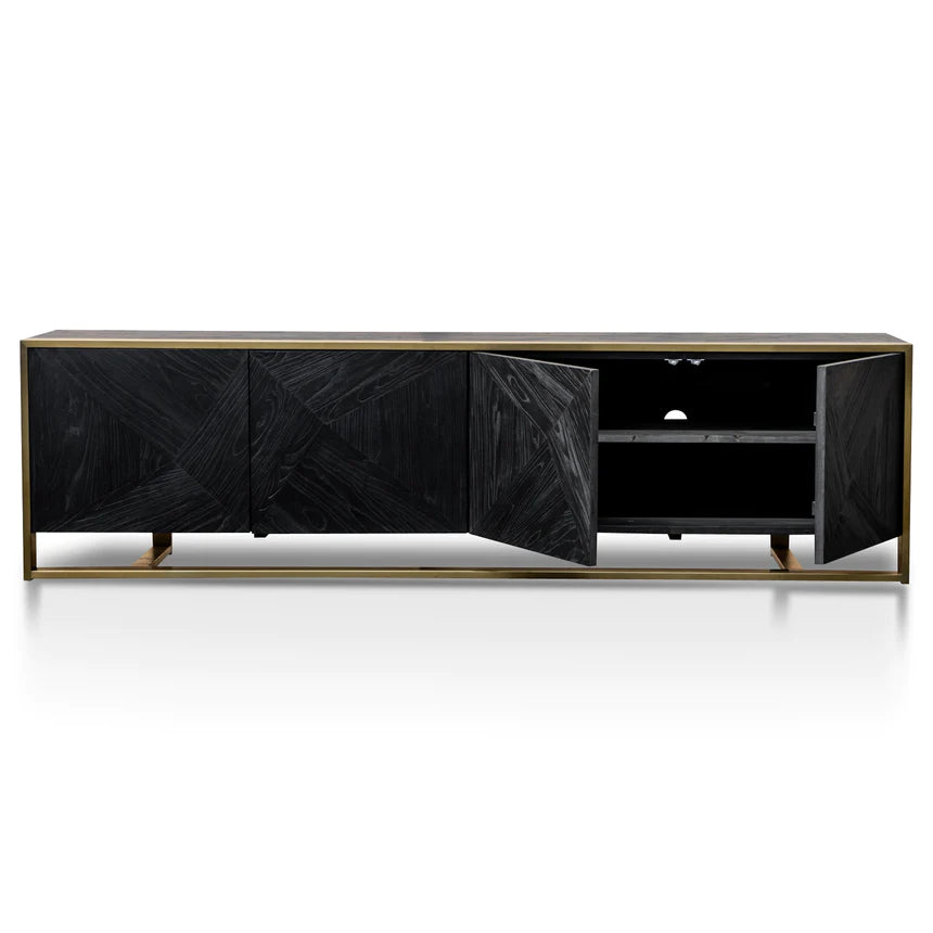 Versatile Visual Ensemble TV Unit 220cms - Black