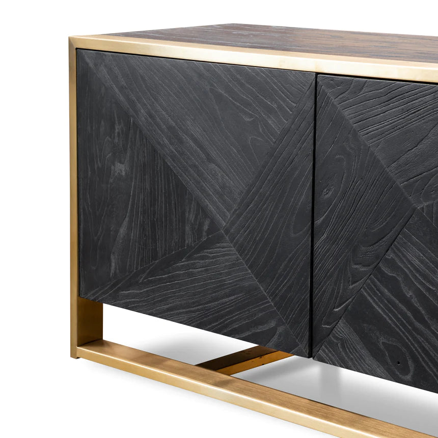 Versatile Visual Ensemble TV Unit 220cms - Black