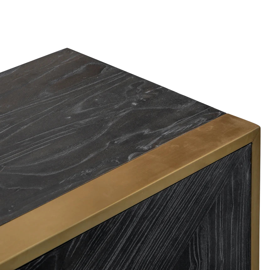 Versatile Visual Ensemble TV Unit 220cms - Black