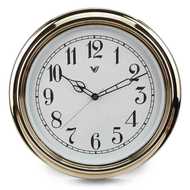 Vibrant Round Wall Clock 32cms - Available in 2 Colors