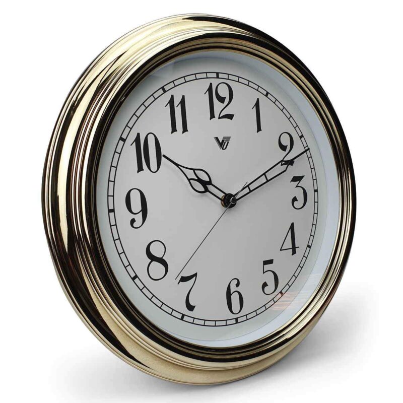 Vibrant Round Wall Clock 32cms - Available in 2 Colors