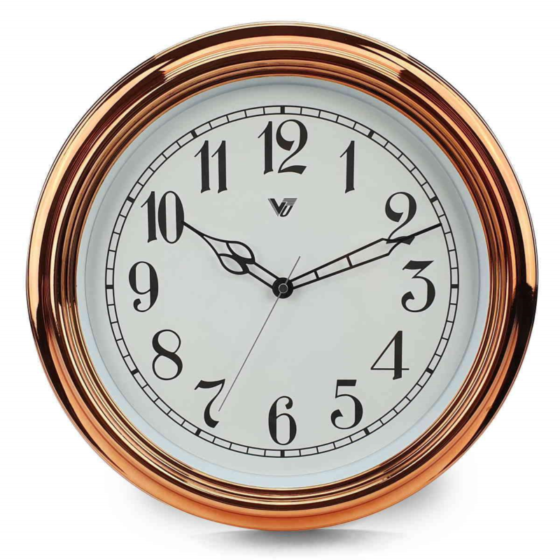 Vibrant Round Wall Clock 32cms - Available in 2 Colors