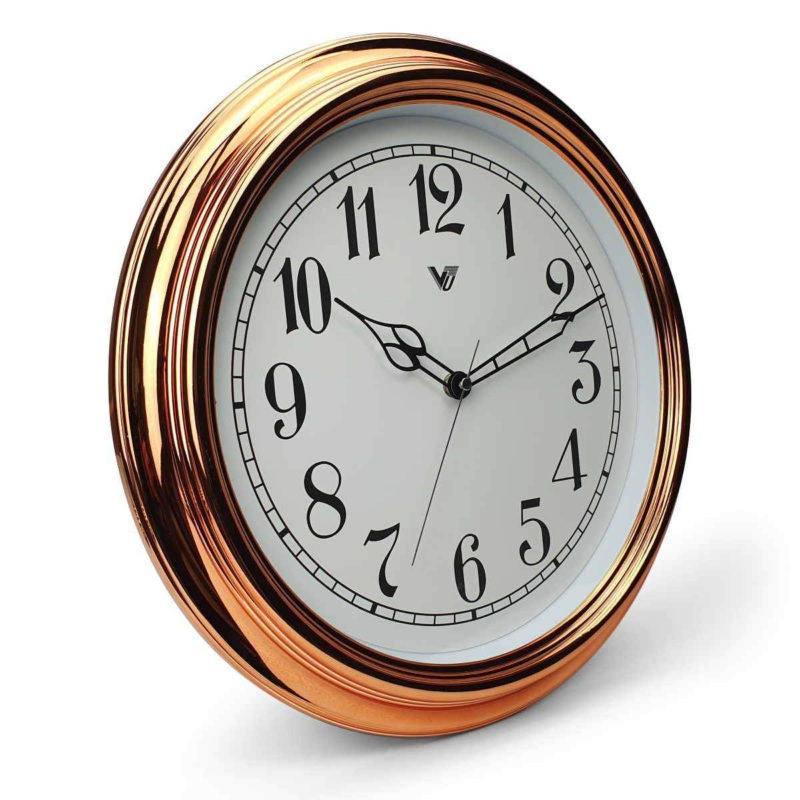 Vibrant Round Wall Clock 32cms - Available in 2 Colors