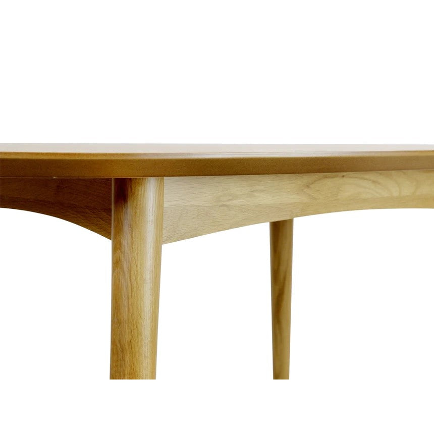 Victorian Vintage Dining Table 130cms - Natural