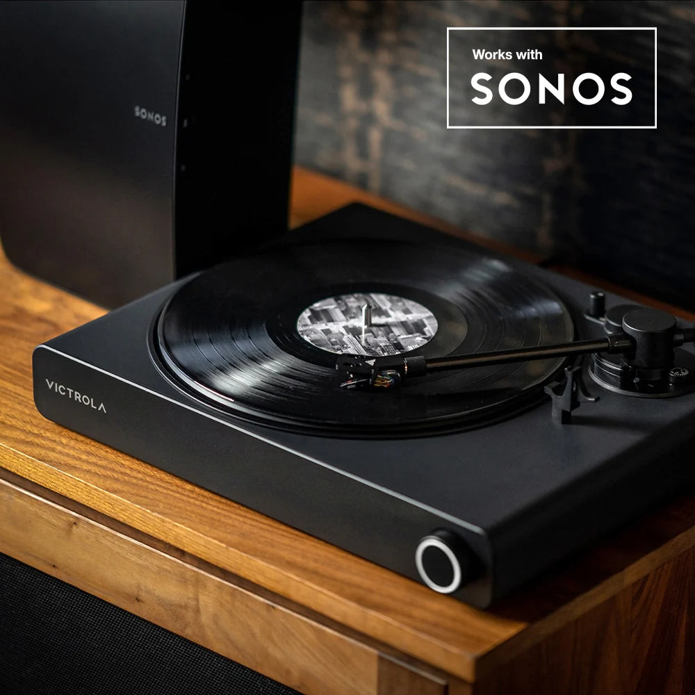 Victrola Stream Onyx Turntable + Stand - Natural