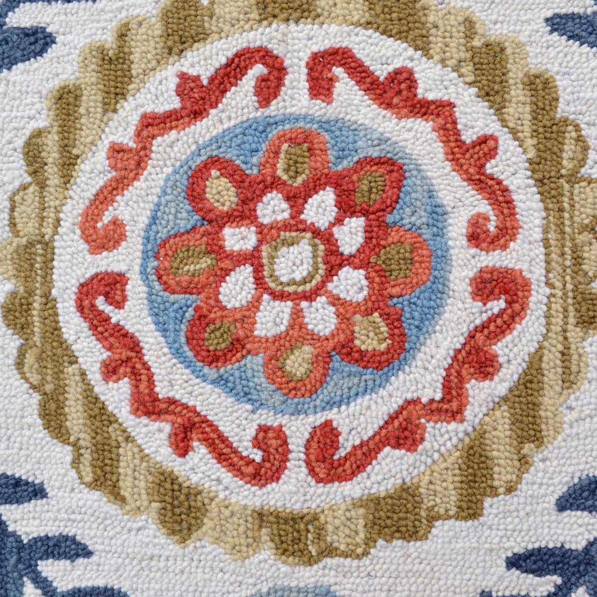 Vine Artistry Handmade Woollen Rug - Ivory (Available in 3 Sizes)