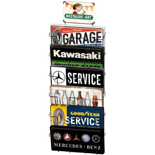 Vintage-Inspired Metal Wall Holder 25x50cms