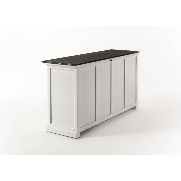 Vintage-Inspired Sideboard with 4 Basket Storage