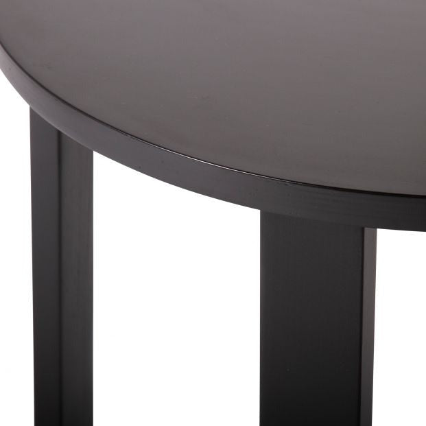 Vintage Black Wooden Side Table