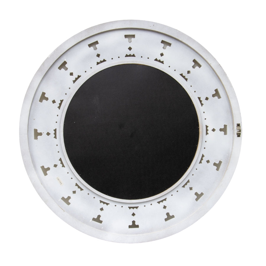 Vintage Carved Bold-Frame Wall Mirror 80cms