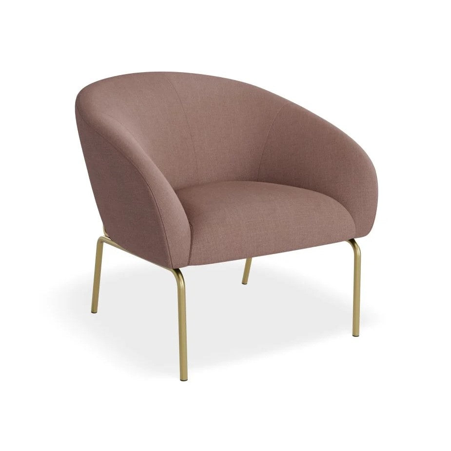 Vintage Charm Pink Single Seater Sofa (Available in 2 Frame Colors)