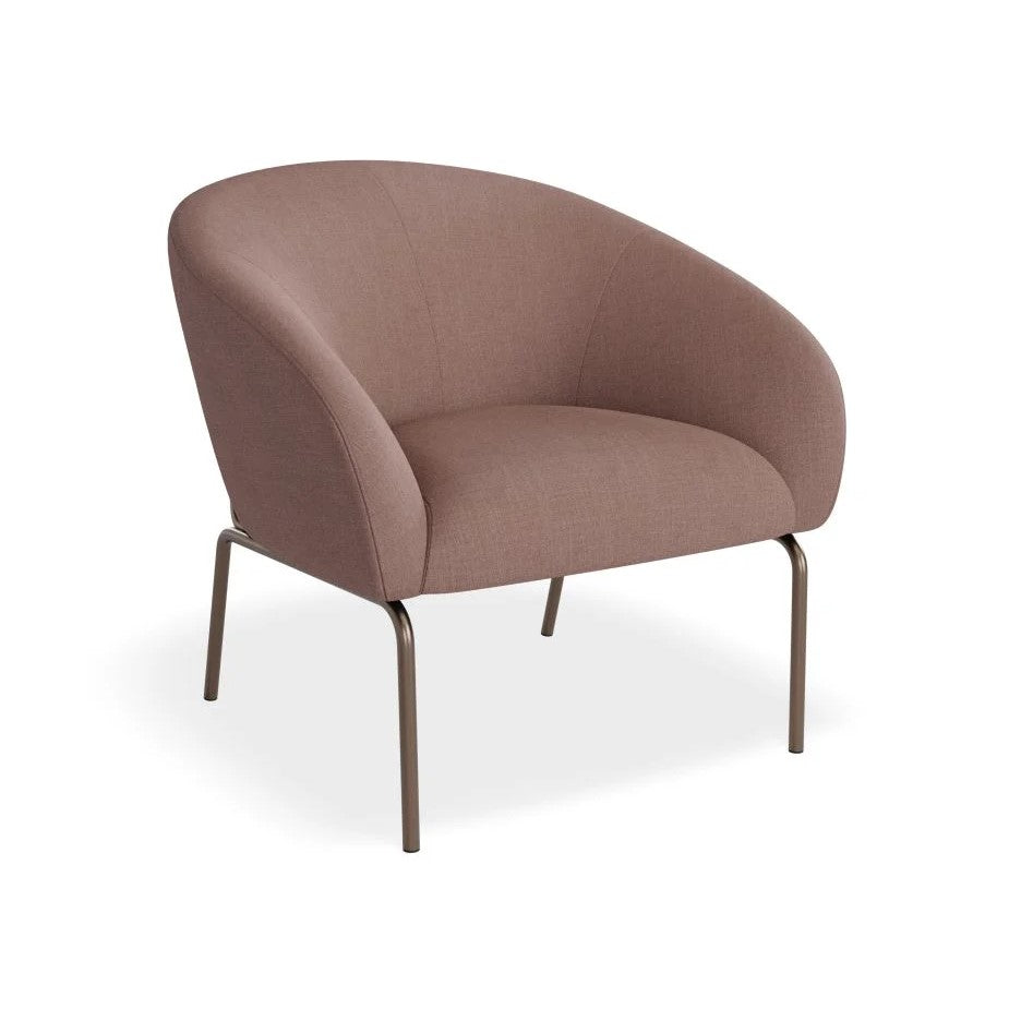 Vintage Charm Pink Single Seater Sofa (Available in 2 Frame Colors)