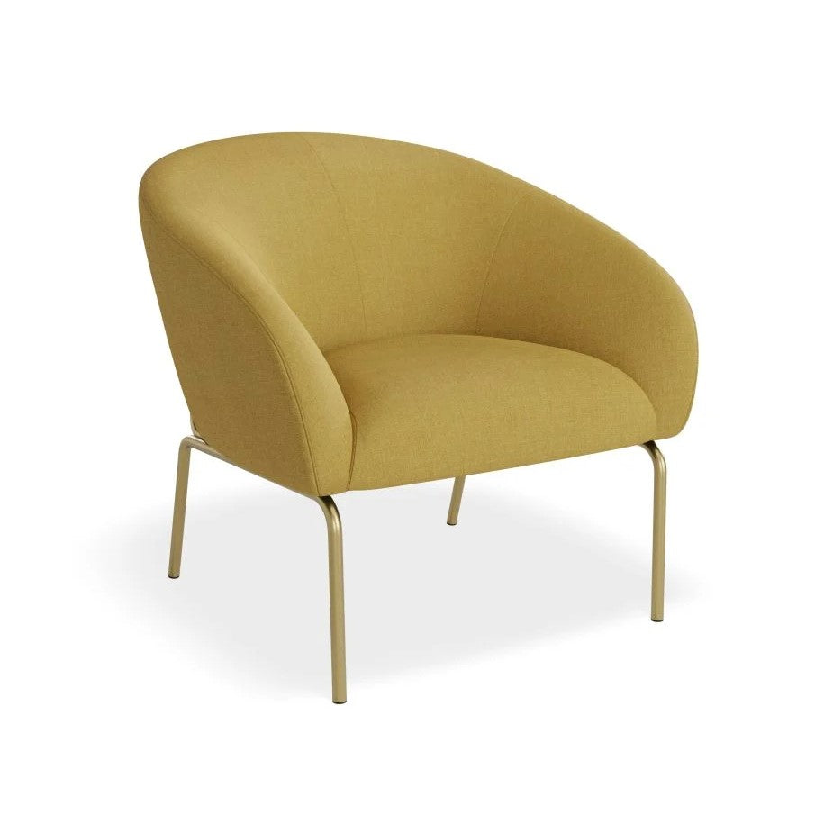 Vintage Charm Yellow Single Seater Sofa (Available in 2 Frame Colors)