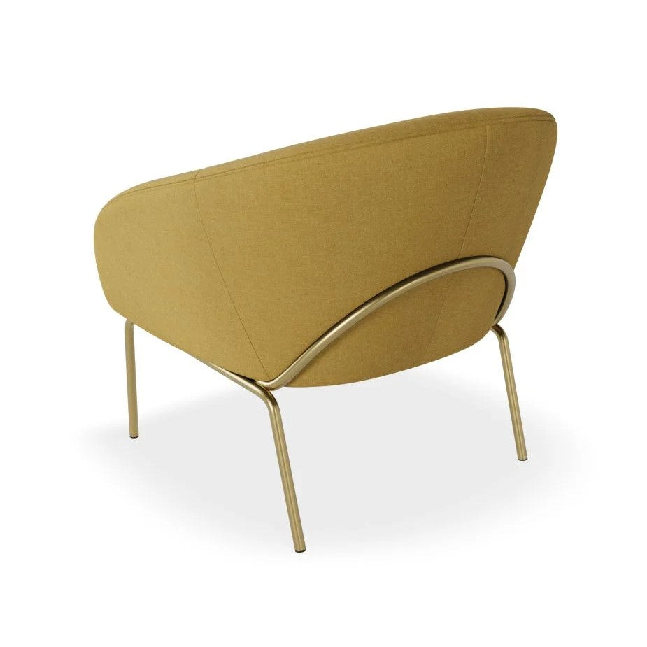 Vintage Charm Yellow Single Seater Sofa (Available in 2 Frame Colors)