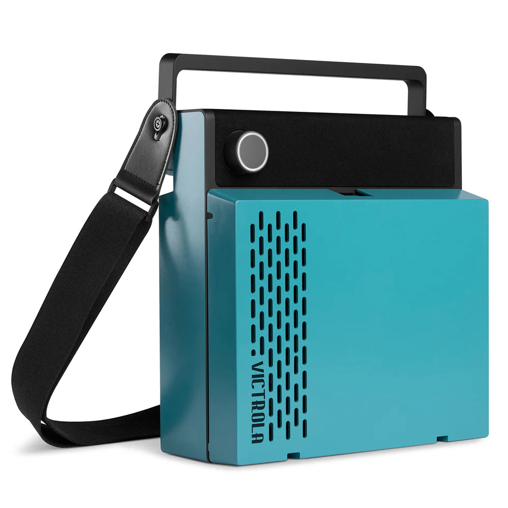 Vintage Style Go Turntable + Record Storage Crate - Available in 2 Colors