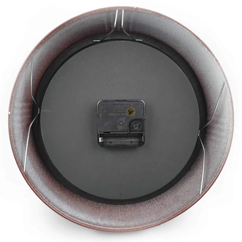 Vintage White Round Wall Clock 24cms