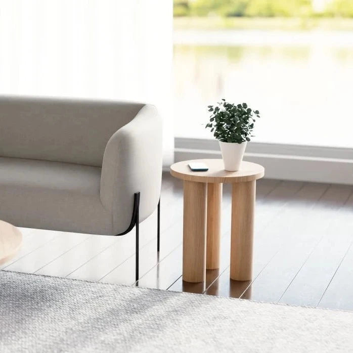 Vintage Wooden Side Table 48cms (Available in 2 Colors)