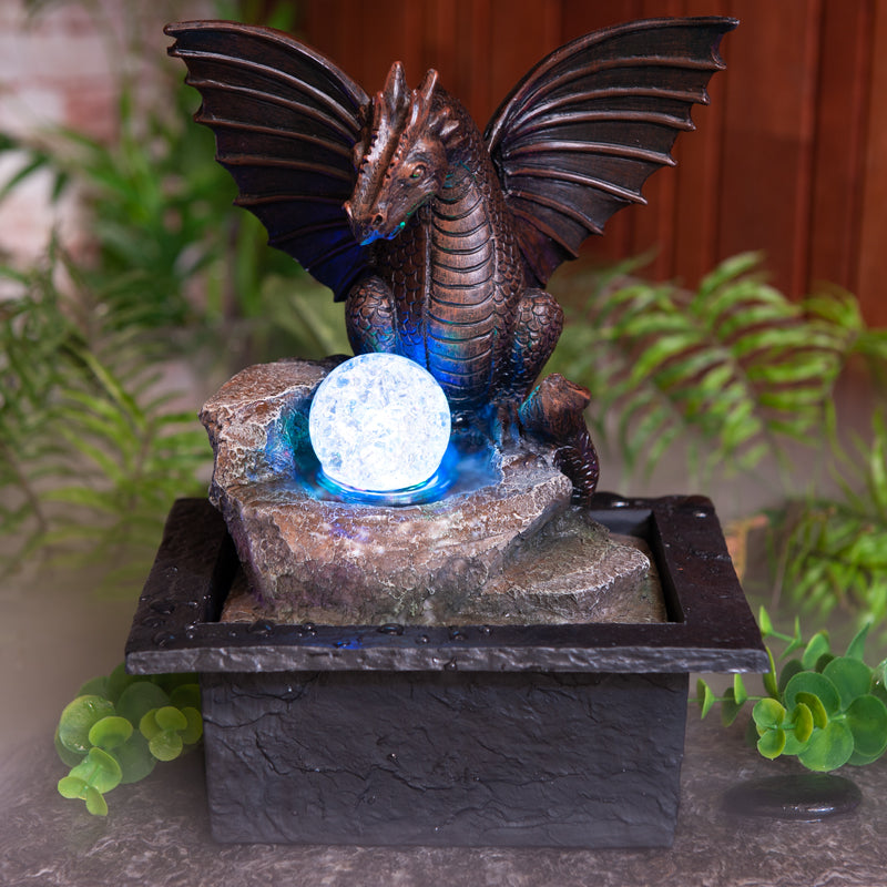 Whimsical Baby Dragon Sculpture