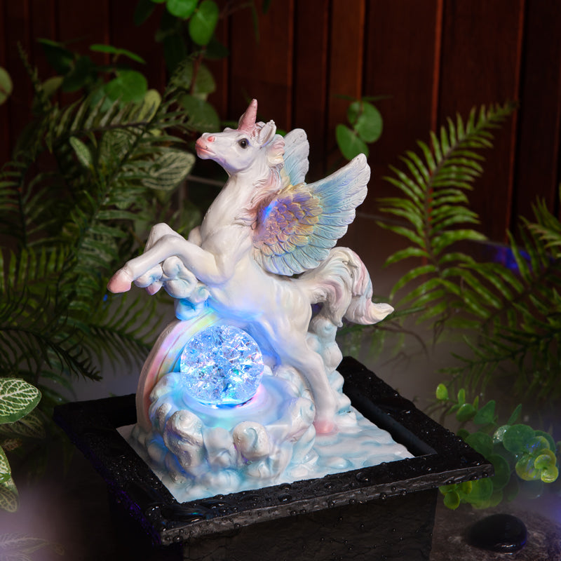 Whimsical Magical Unicorn Water Fountain