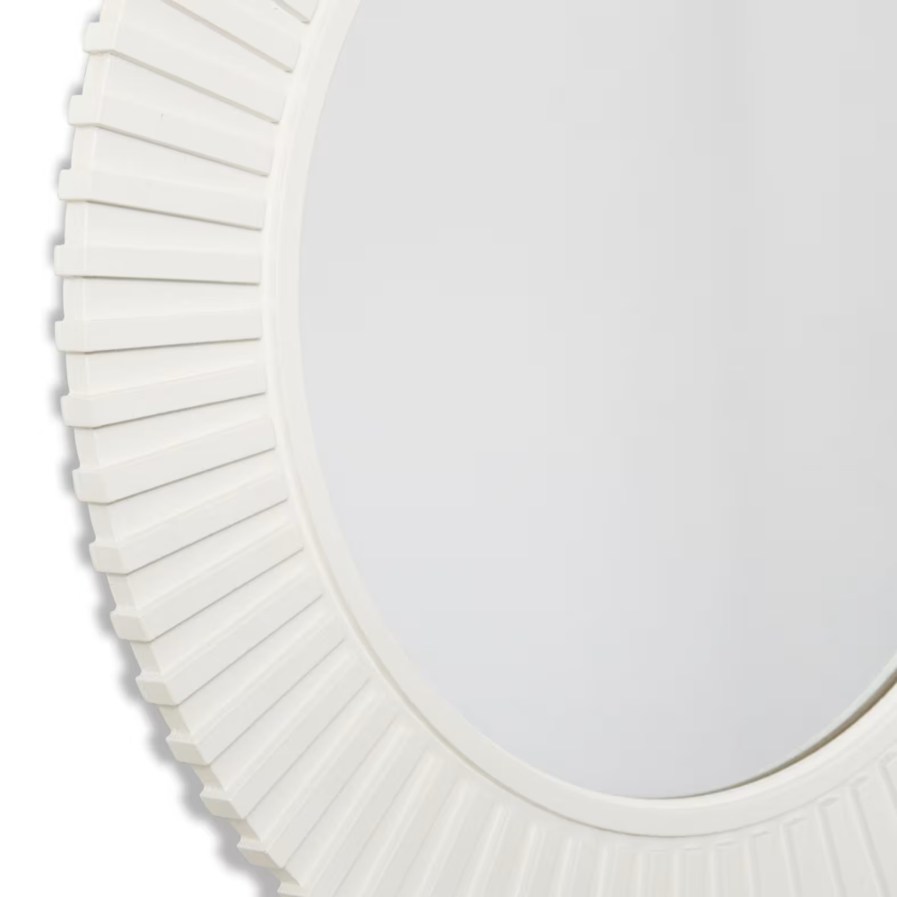 White Elegant & Timeless Wall Mirror 60cms