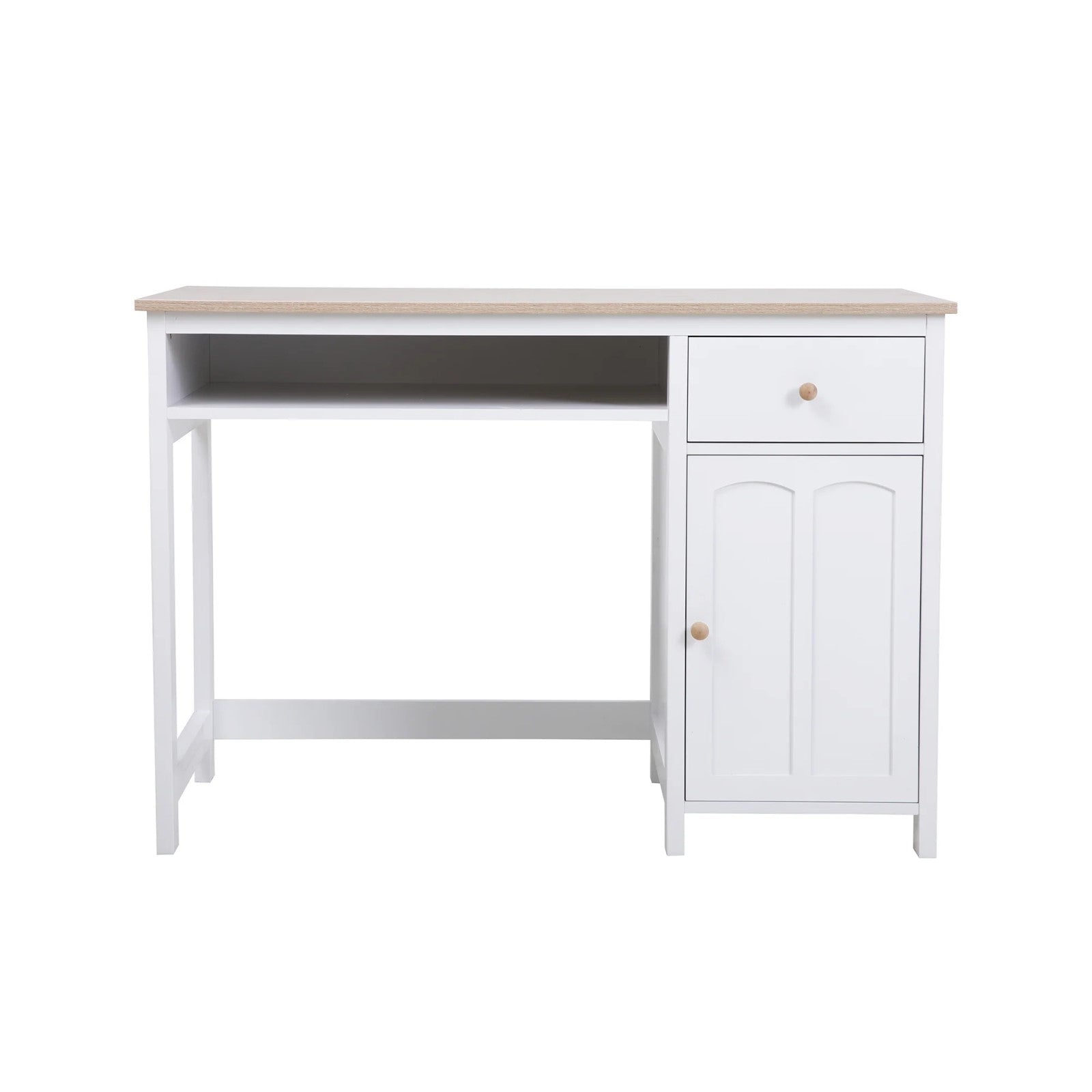 Classic and Clean Look White Study Desk