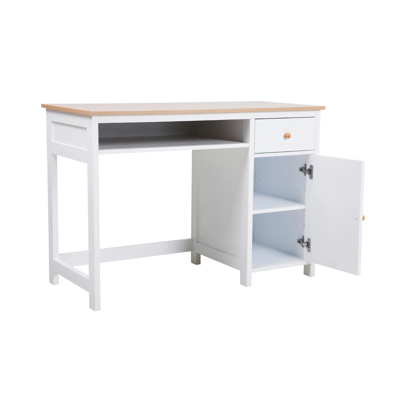Classic and Clean Look White Study Desk