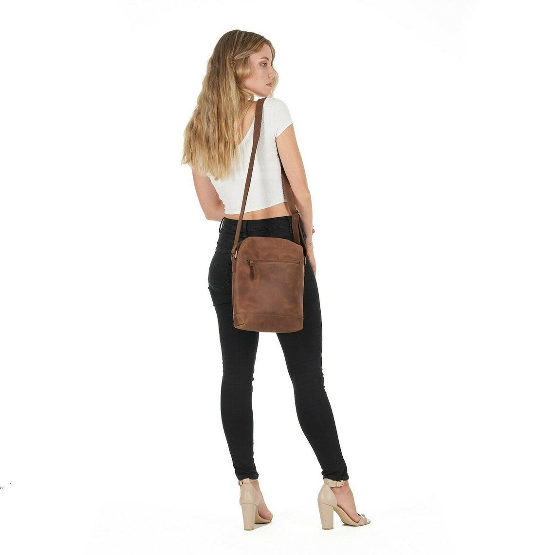 Wicker Wonders Leather Sling Bag