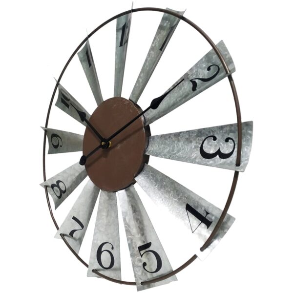 Windmill Outdoor Wall Clock 60cms