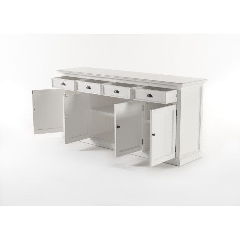Windsor Classic Buffet - Mahogany Frame in White Finish