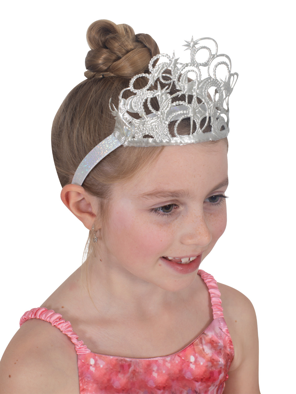 Wizard of Oz Glinda The Witch Silver Tiara Costume Accessory