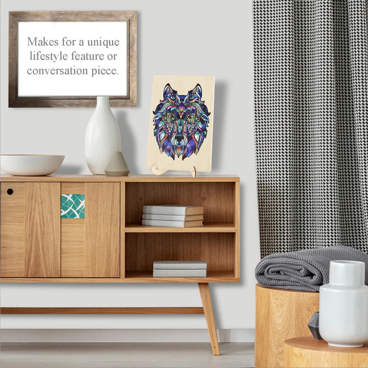 Wolf 132 Piece Wooden Puzzle