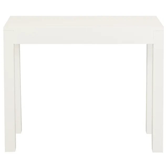 Wooden 1 Drawer Sofa Table - White