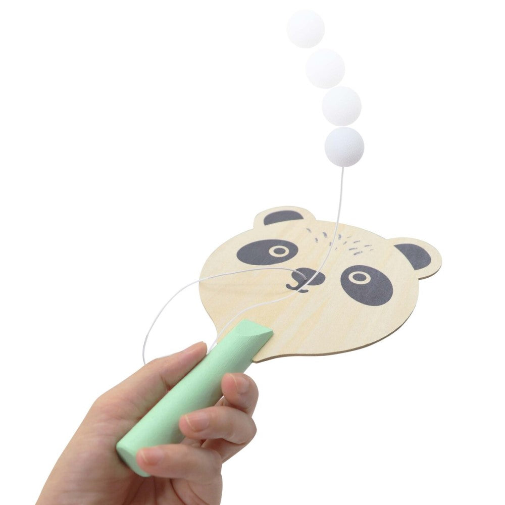 Wooden Animal Paddle Ball Game (Sent At Random)