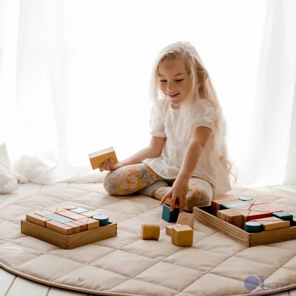 Wooden Colorful Sound Blocks - 15 Pcs