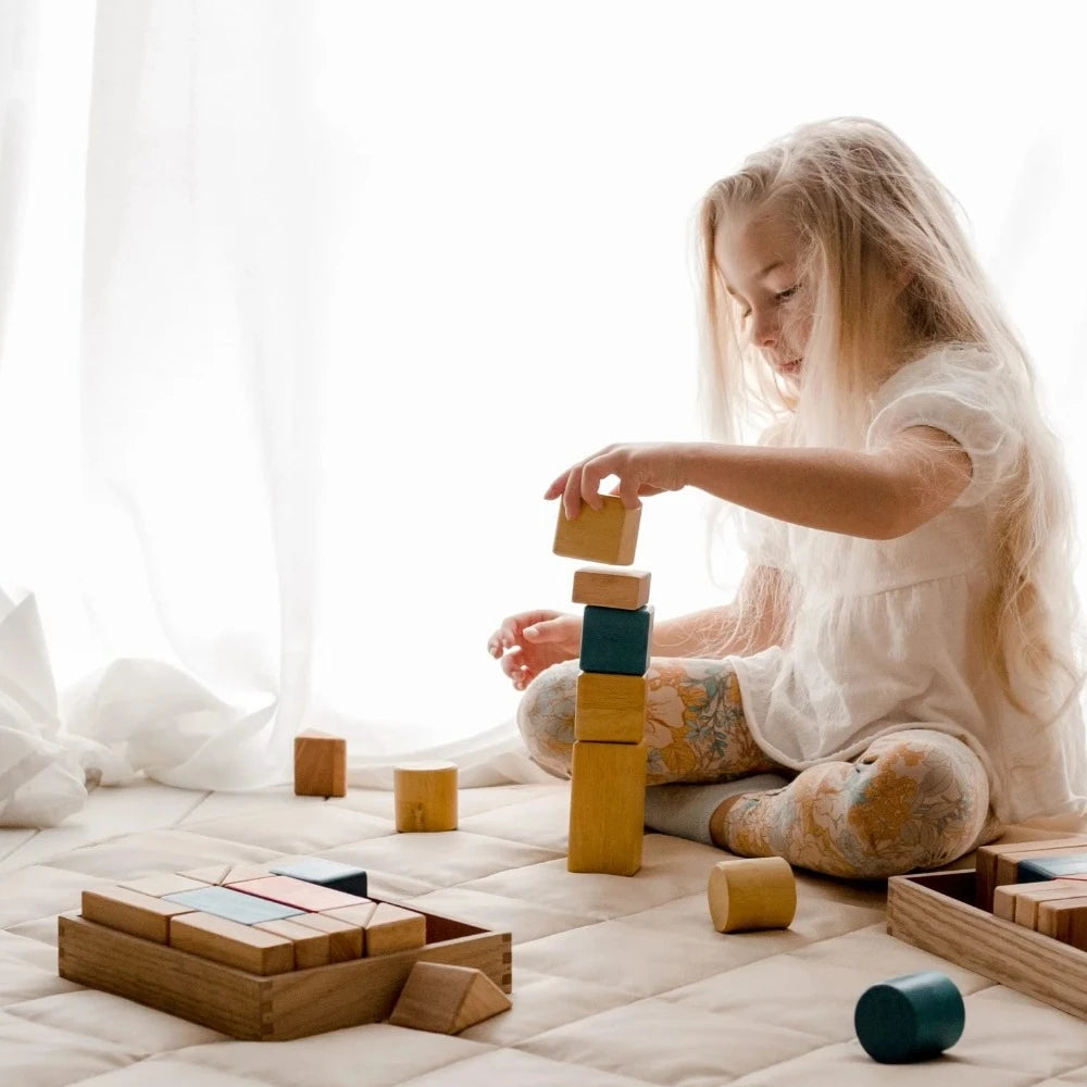 Wooden Colorful Sound Blocks - 25 Pcs