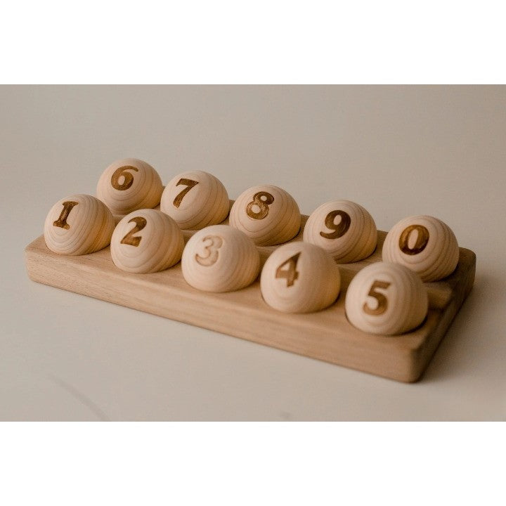 Wooden Count Me Egg Stand