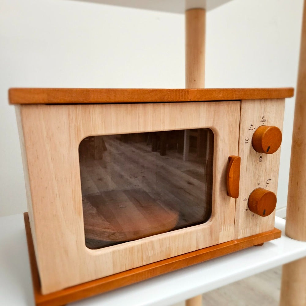 Wooden Crafted Microwave Oven