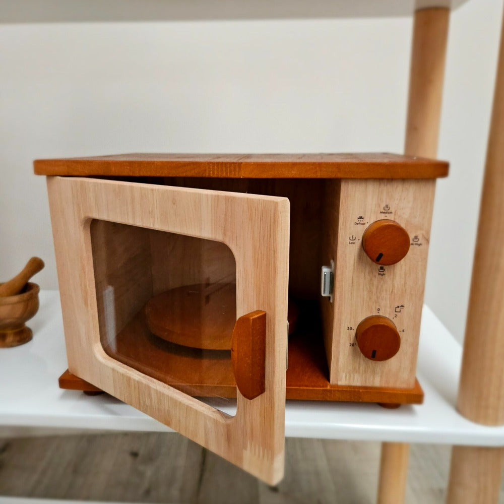 Wooden Crafted Microwave Oven