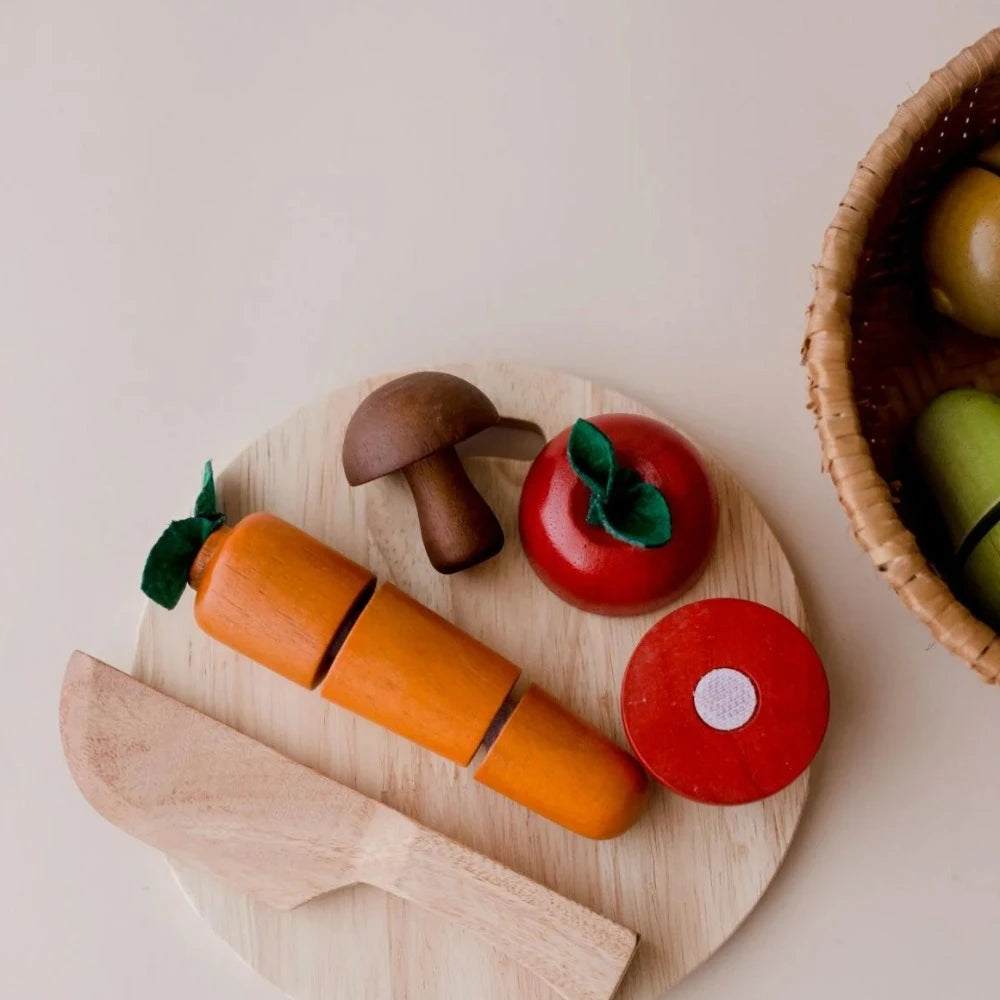 Wooden Delightful Colored Fruit Basket