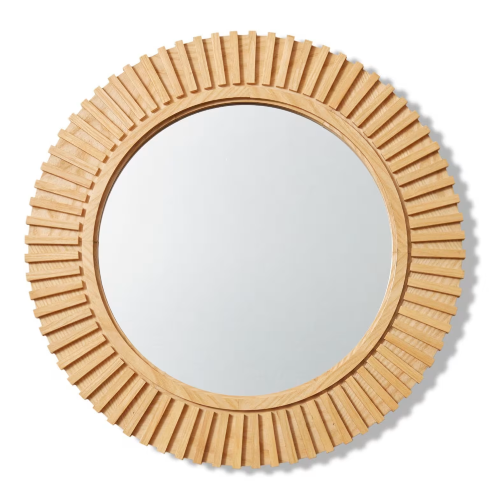 Wooden Elegant & Timeless Wall Mirror 60cms