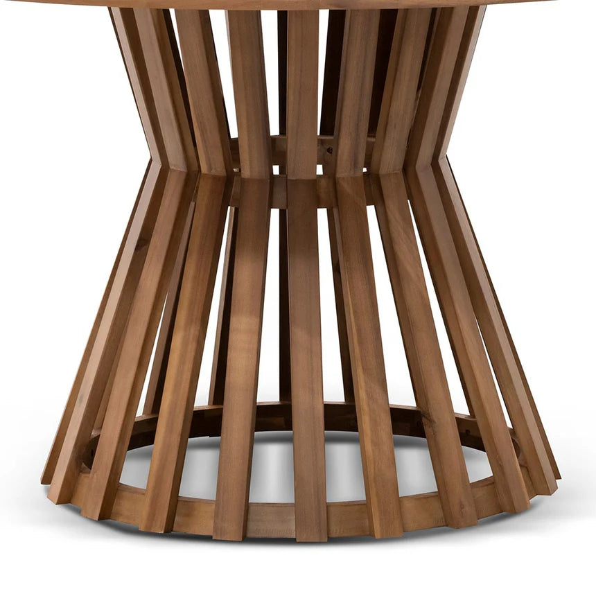 Wooden Round Dining Table 135cms - Natural