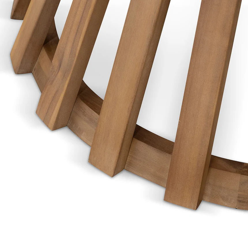 Wooden Round Dining Table 135cms - Natural