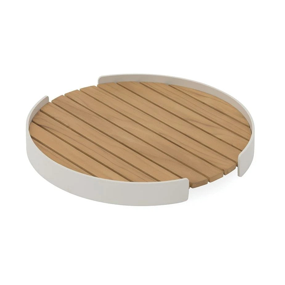 Wooden Round Serving Tray (Available in 2 colors)
