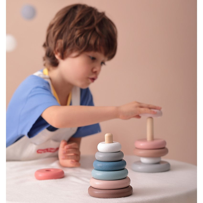 Wooden Stacking Tower Marina