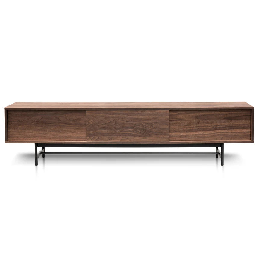 Wooden TV Entertainment Unit 210cms - Walnut