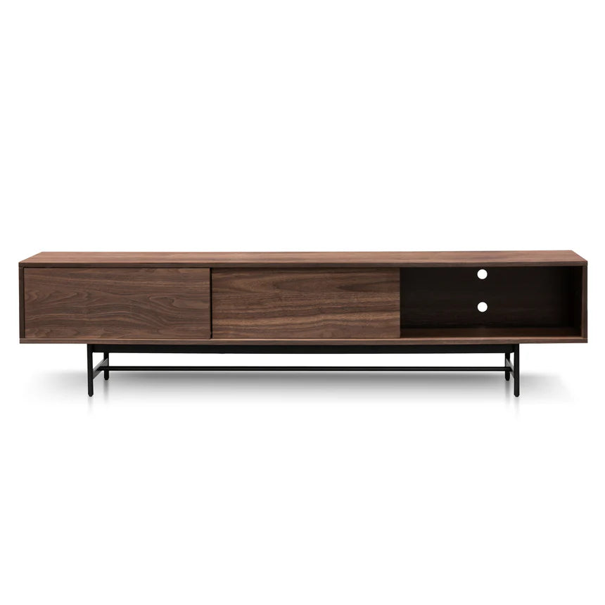 Wooden TV Entertainment Unit 210cms - Walnut
